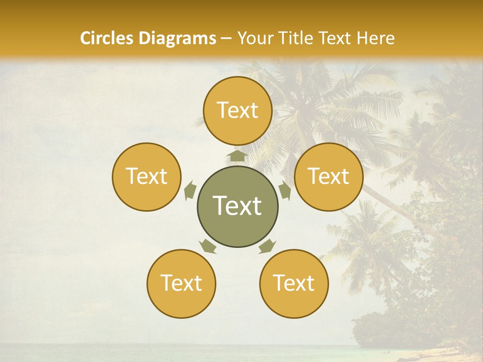 Island Shiny Tranquil PowerPoint Template