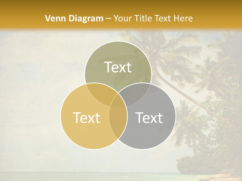 Island Shiny Tranquil PowerPoint Template