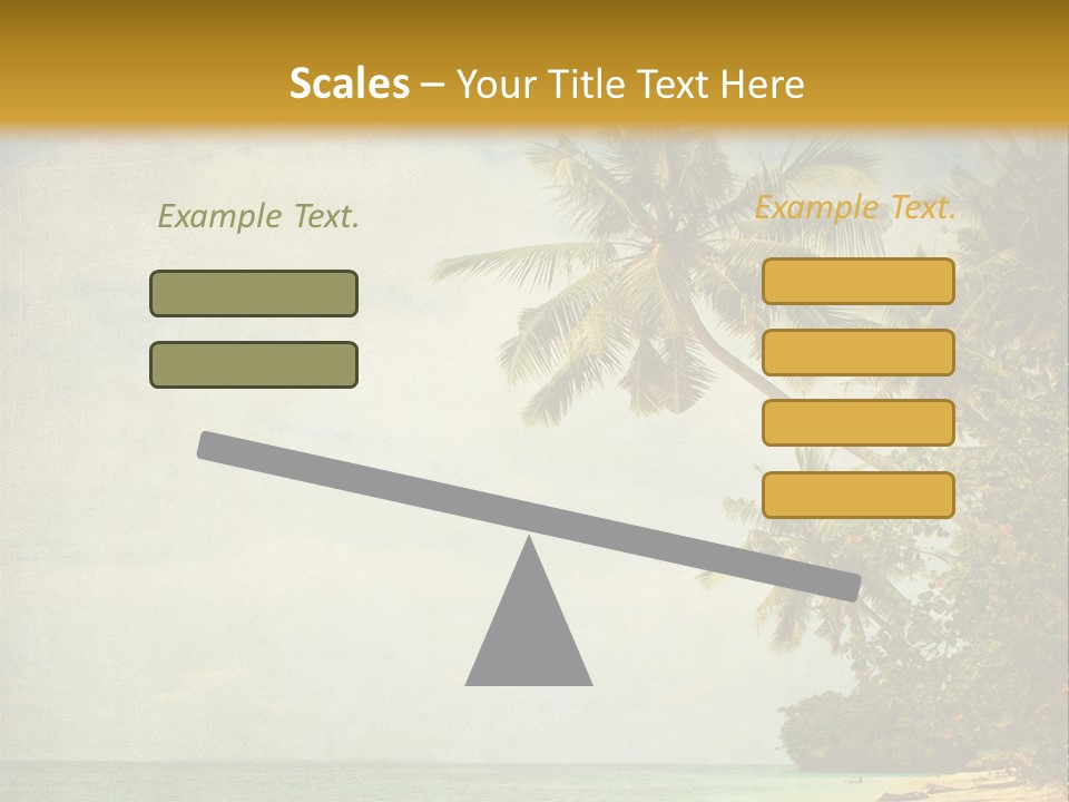 Island Shiny Tranquil PowerPoint Template