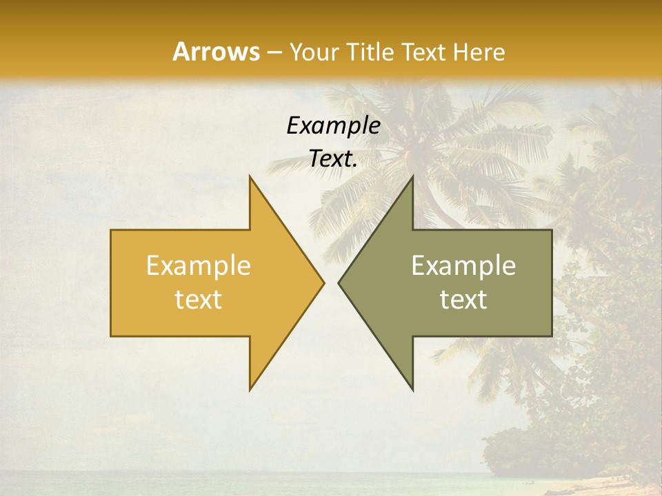 Island Shiny Tranquil PowerPoint Template