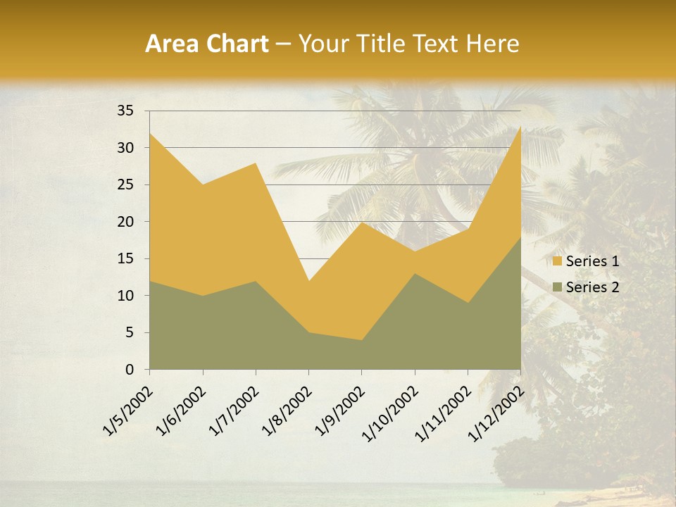Island Shiny Tranquil PowerPoint Template