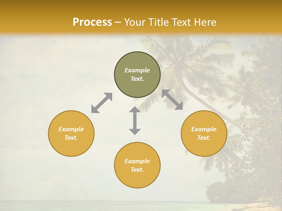 Island Shiny Tranquil PowerPoint Template