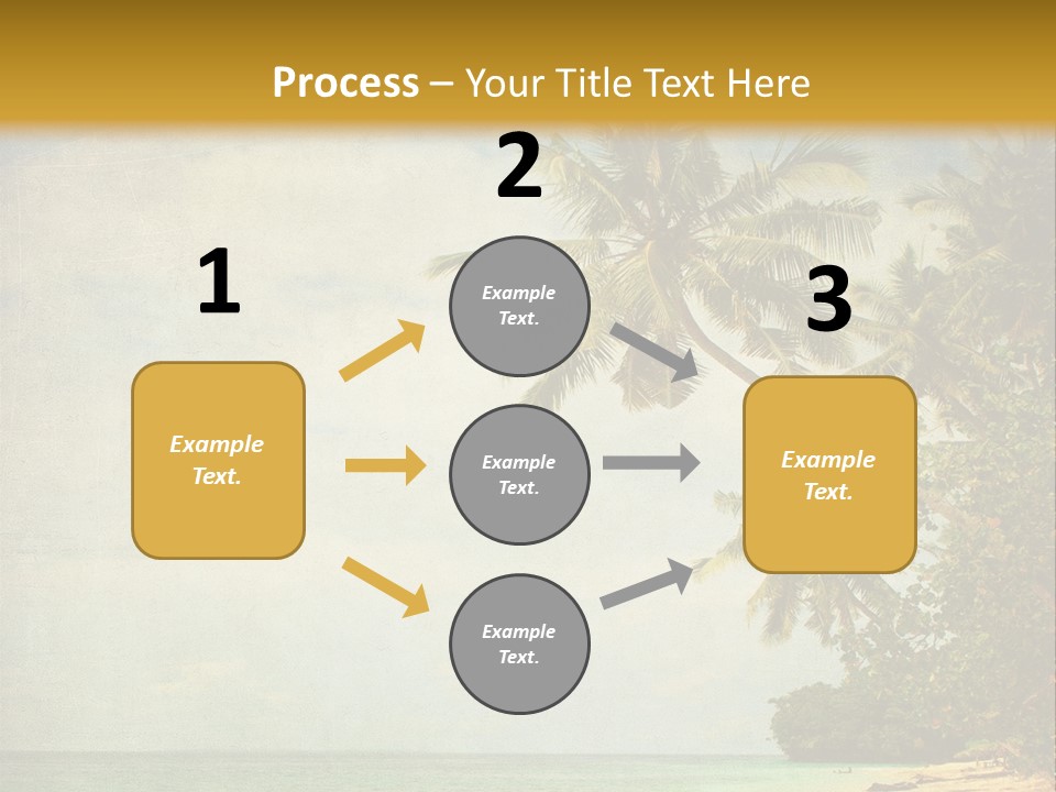 Island Shiny Tranquil PowerPoint Template