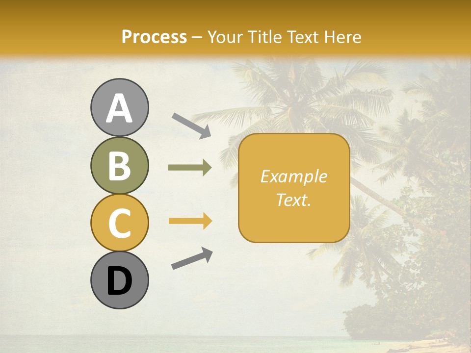 Island Shiny Tranquil PowerPoint Template
