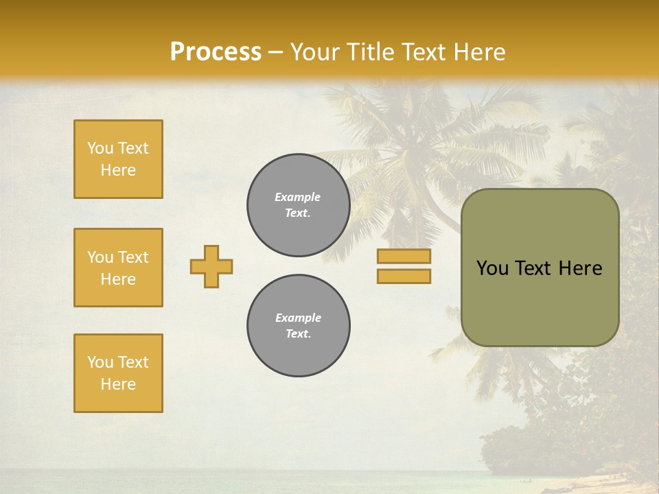 Island Shiny Tranquil PowerPoint Template