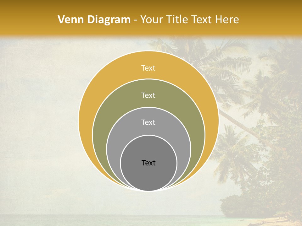 Island Shiny Tranquil PowerPoint Template
