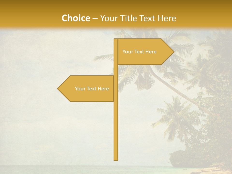 Island Shiny Tranquil PowerPoint Template