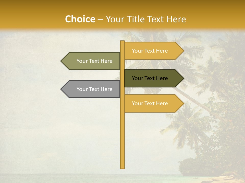 Island Shiny Tranquil PowerPoint Template