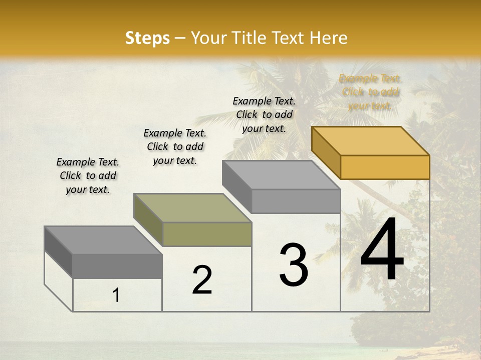 Island Shiny Tranquil PowerPoint Template