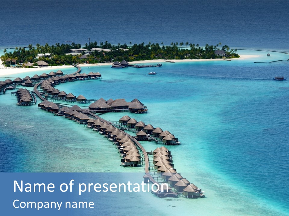 Seascape Calm Vacation PowerPoint Template