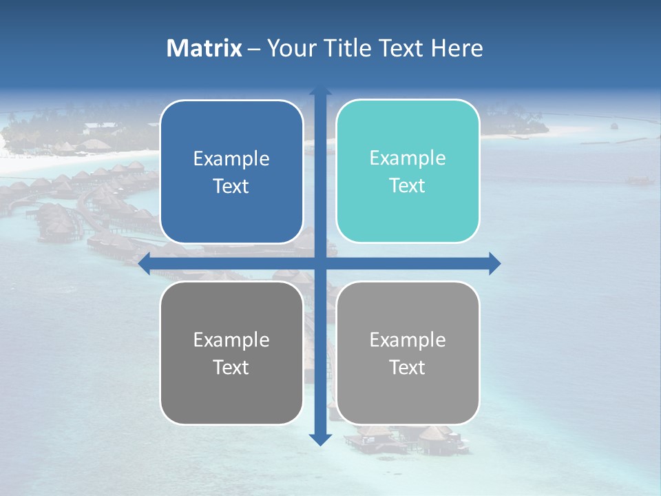 Seascape Calm Vacation PowerPoint Template