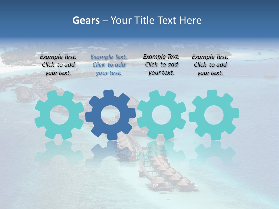 Seascape Calm Vacation PowerPoint Template