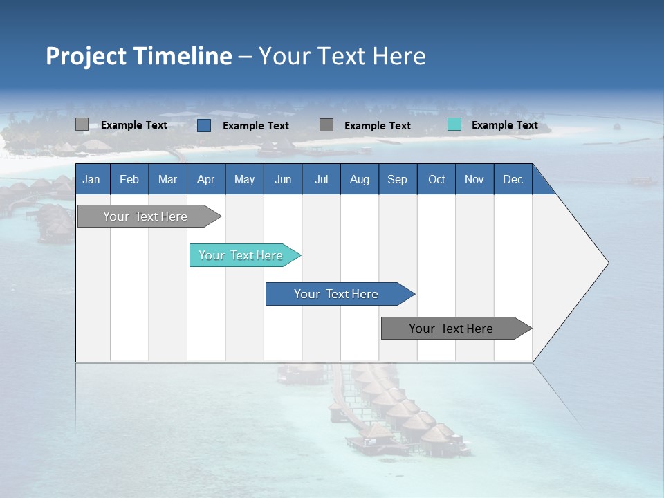 Seascape Calm Vacation PowerPoint Template