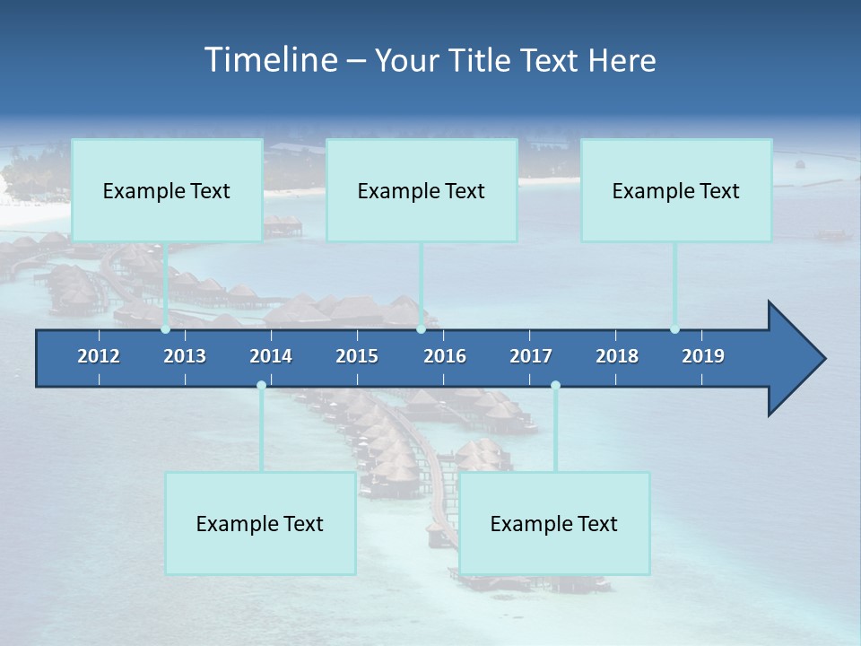 Seascape Calm Vacation PowerPoint Template
