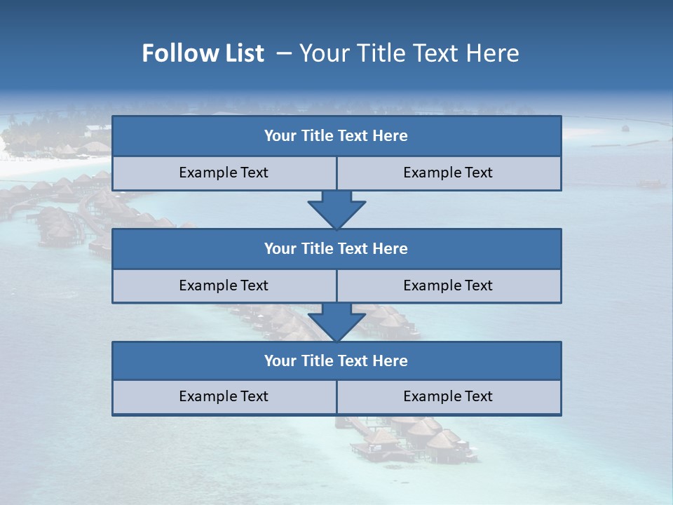 Seascape Calm Vacation PowerPoint Template