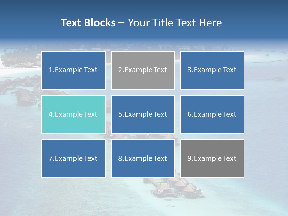 Seascape Calm Vacation PowerPoint Template