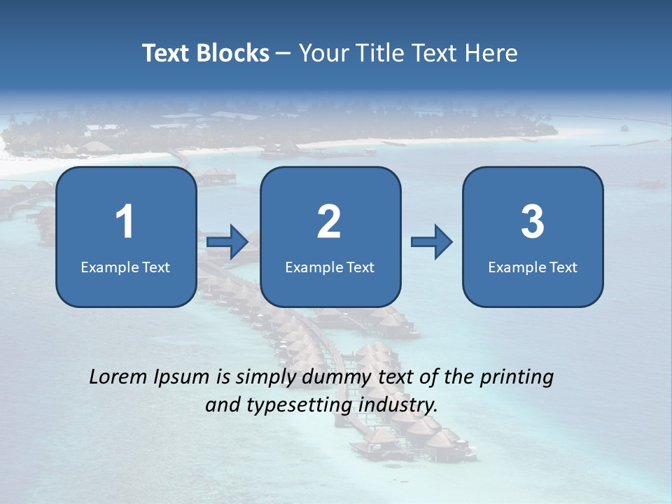 Seascape Calm Vacation PowerPoint Template