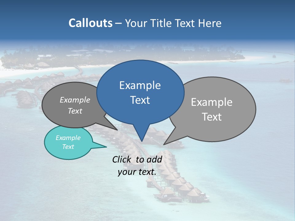 Seascape Calm Vacation PowerPoint Template
