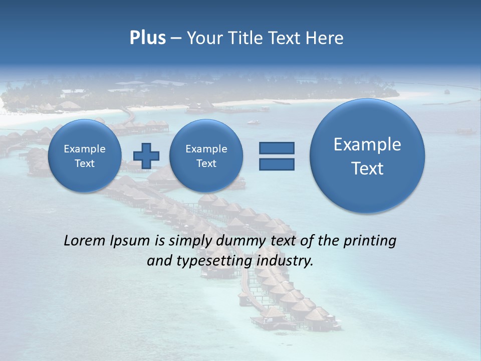 Seascape Calm Vacation PowerPoint Template