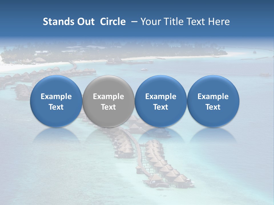 Seascape Calm Vacation PowerPoint Template