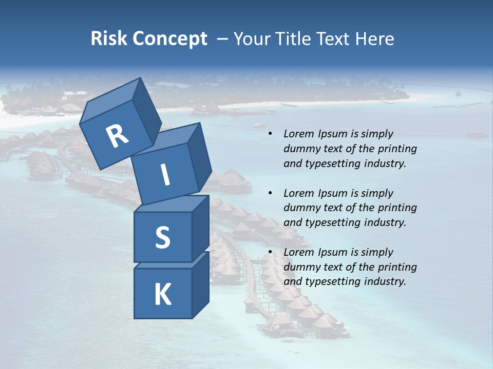 Seascape Calm Vacation PowerPoint Template