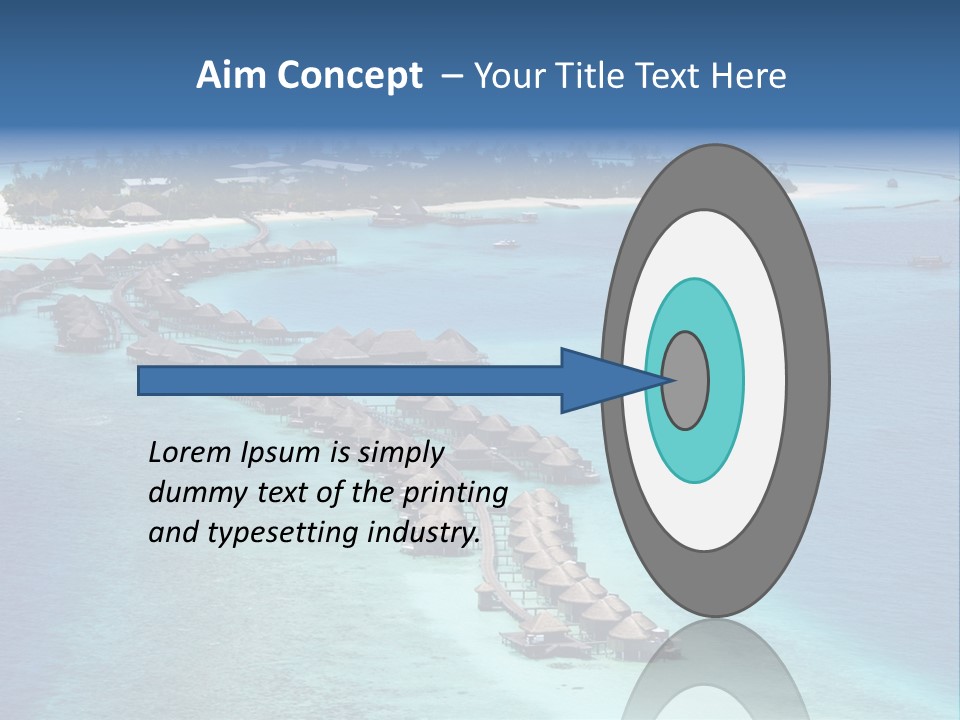 Seascape Calm Vacation PowerPoint Template