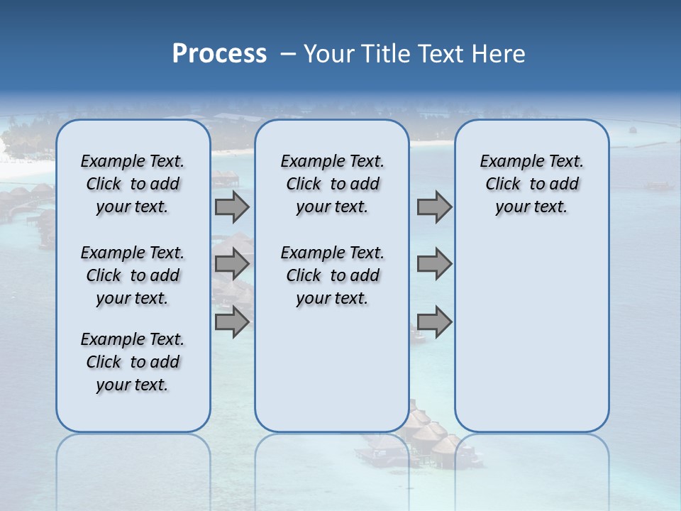 Seascape Calm Vacation PowerPoint Template