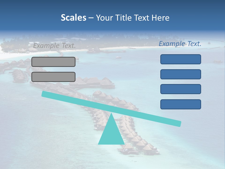 Seascape Calm Vacation PowerPoint Template