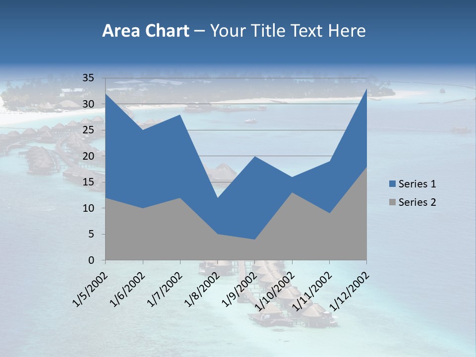 Seascape Calm Vacation PowerPoint Template