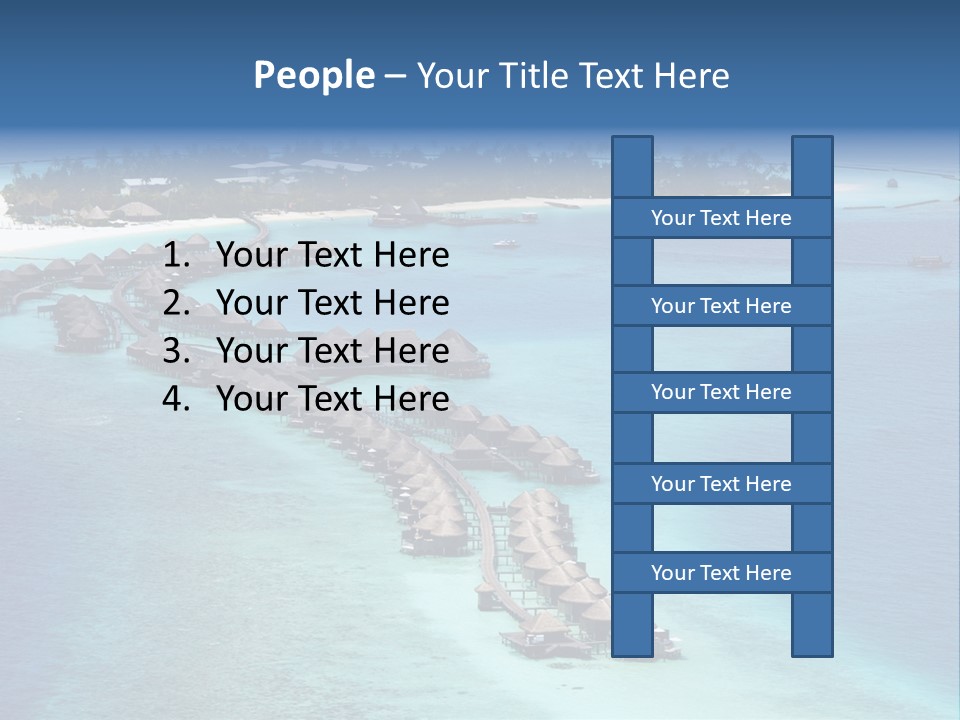 Seascape Calm Vacation PowerPoint Template