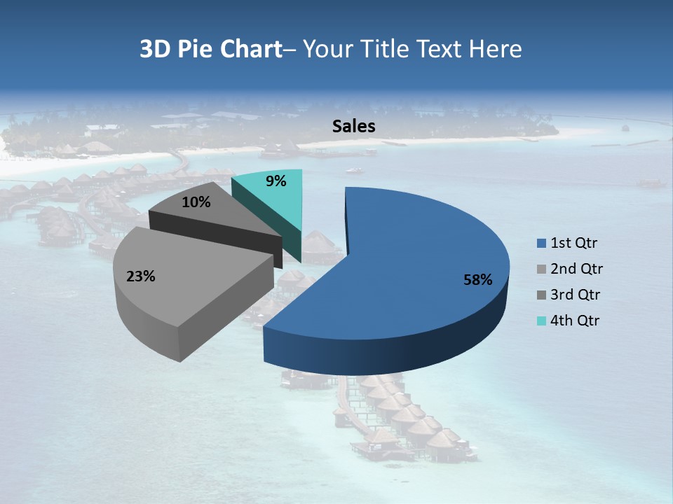 Seascape Calm Vacation PowerPoint Template