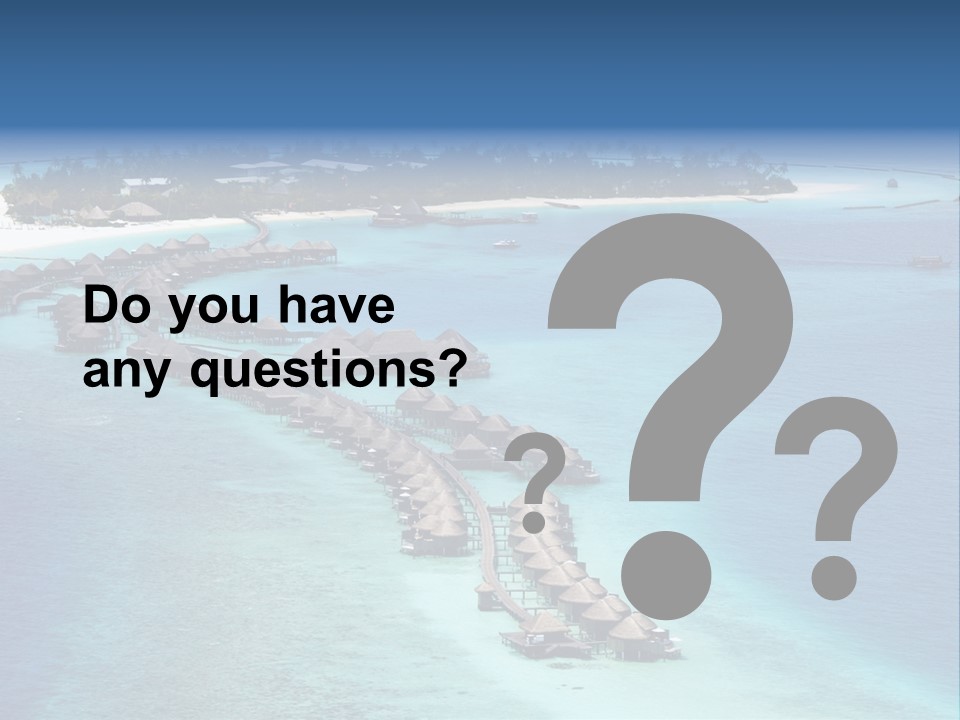 Seascape Calm Vacation PowerPoint Template