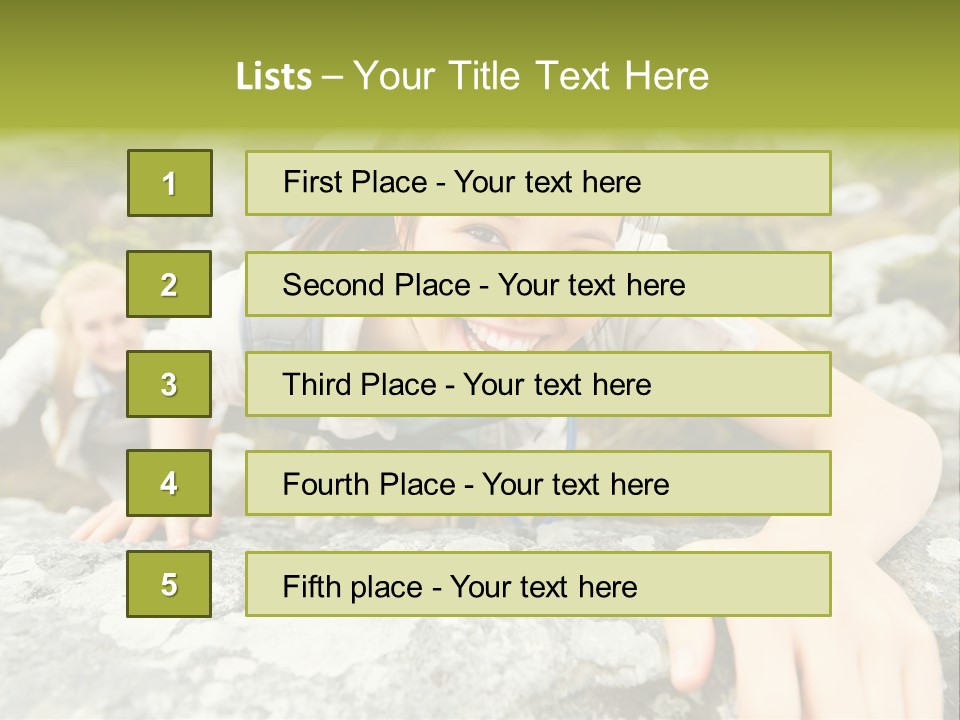 Nature Hike Excitement PowerPoint Template