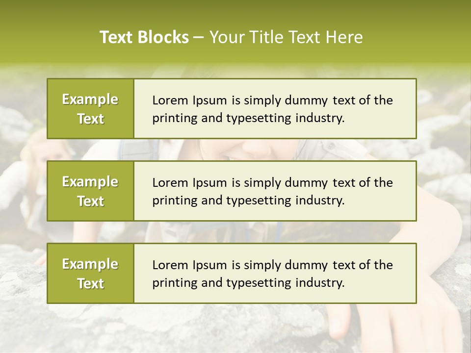 Nature Hike Excitement PowerPoint Template