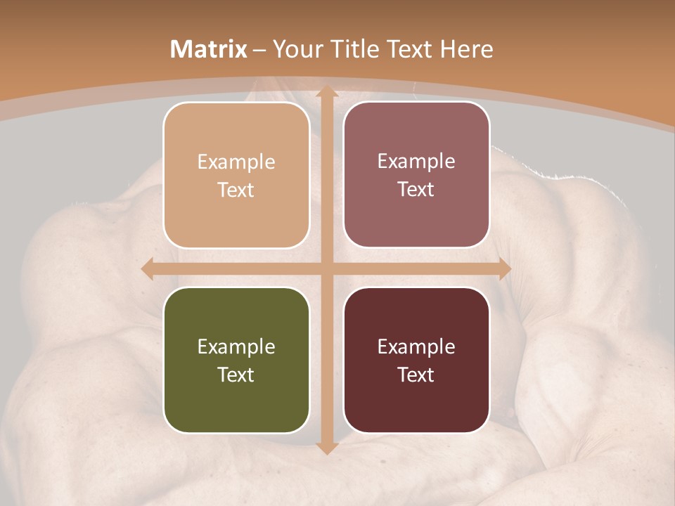 Athlete Y Chest PowerPoint Template