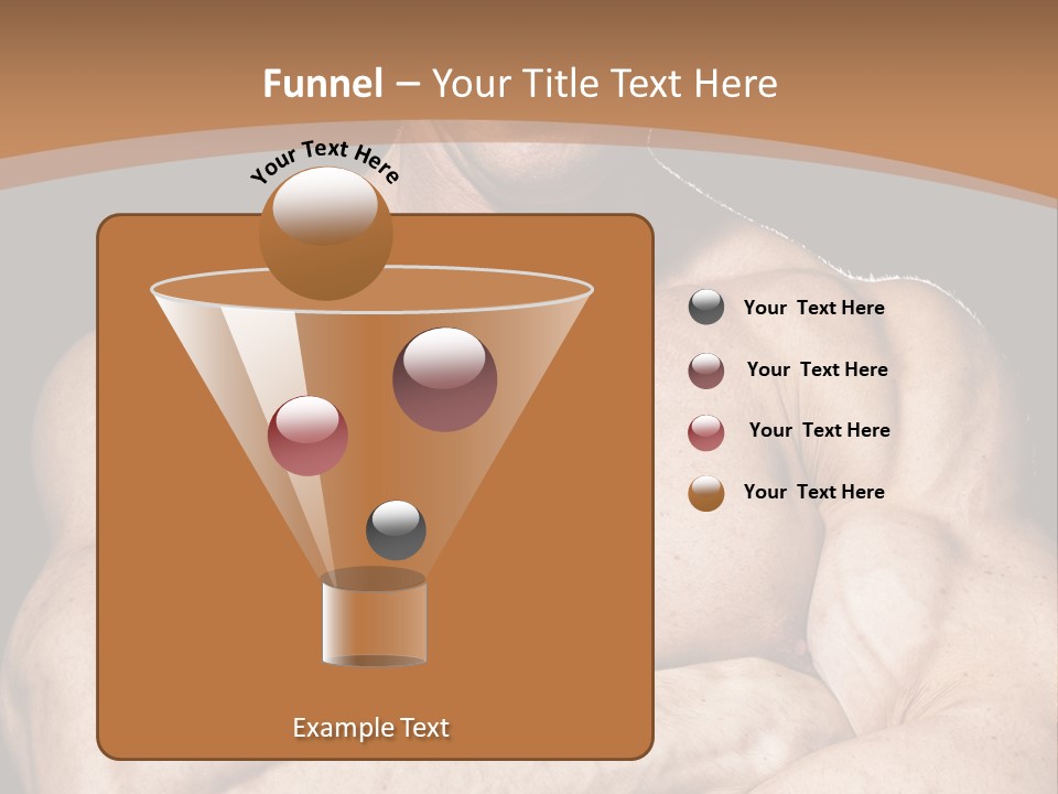 Athlete Y Chest PowerPoint Template