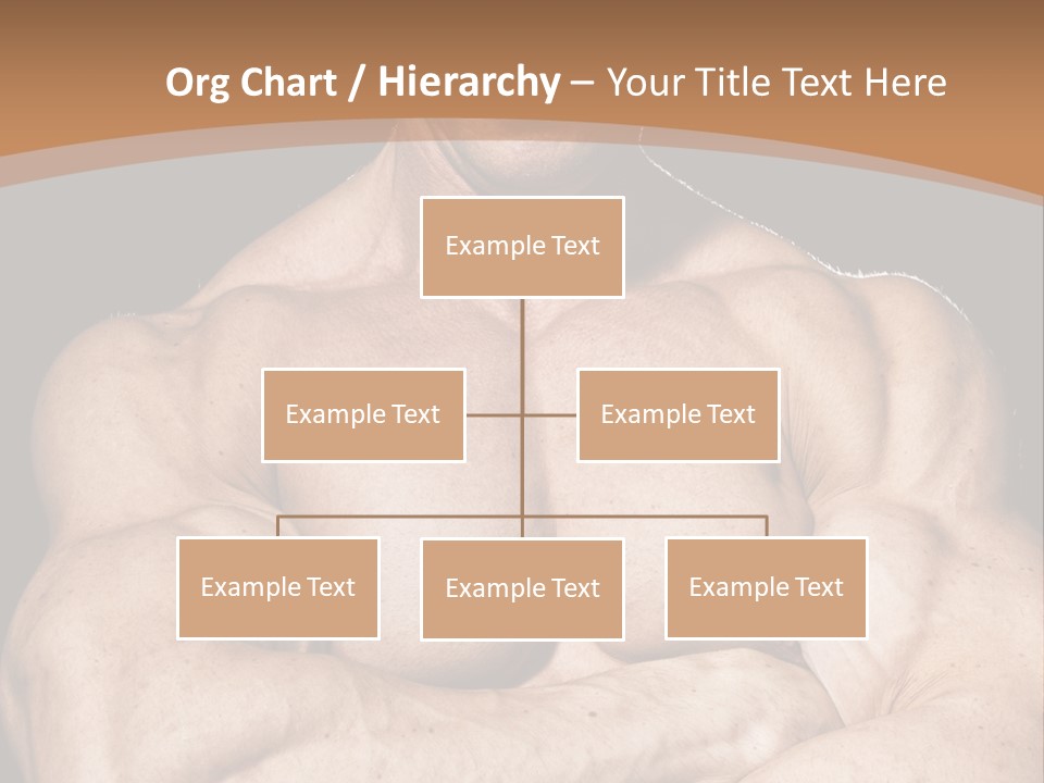 Athlete Y Chest PowerPoint Template