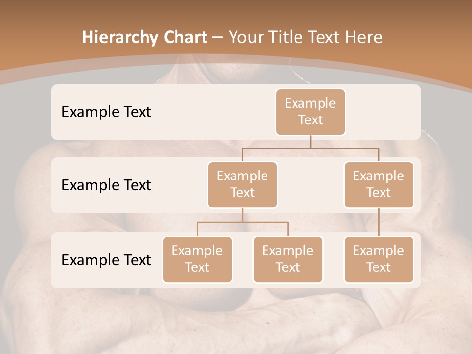 Athlete Y Chest PowerPoint Template
