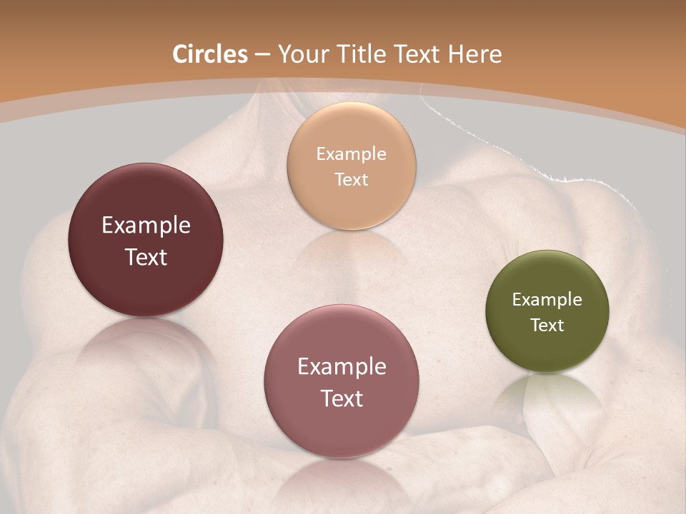 Athlete Y Chest PowerPoint Template