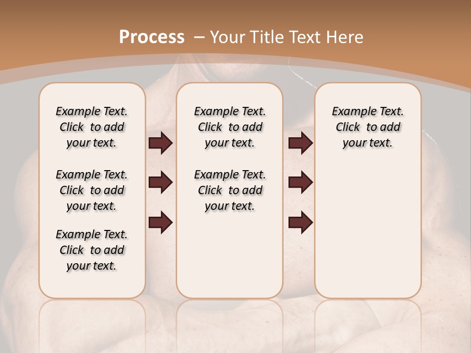 Athlete Y Chest PowerPoint Template