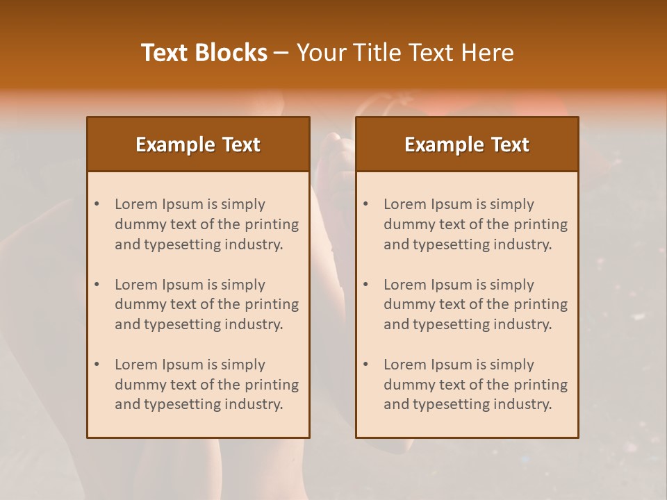A Woman With Boxing Gloves And Gloves On PowerPoint Template
