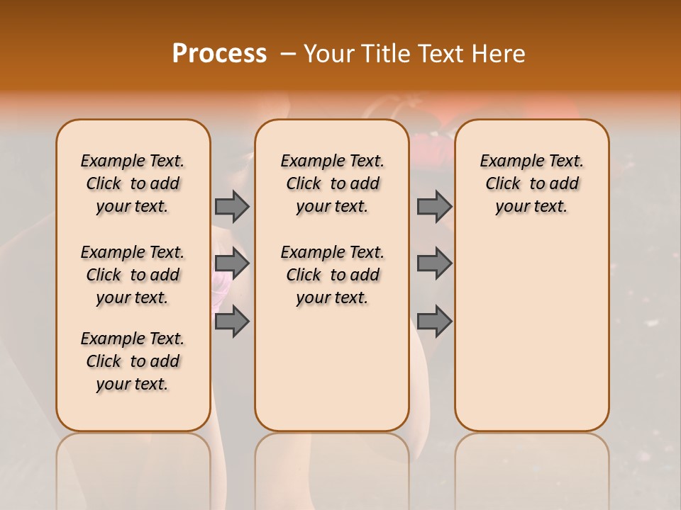 A Woman With Boxing Gloves And Gloves On PowerPoint Template