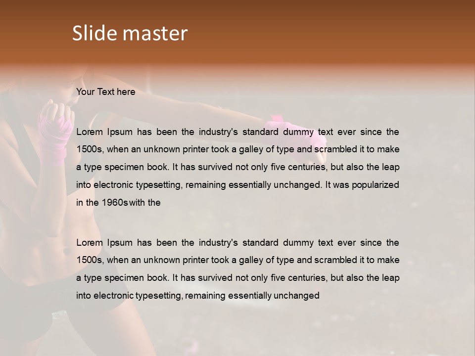 Training Conflict Competitive PowerPoint Template