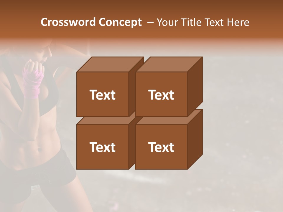 Training Conflict Competitive PowerPoint Template