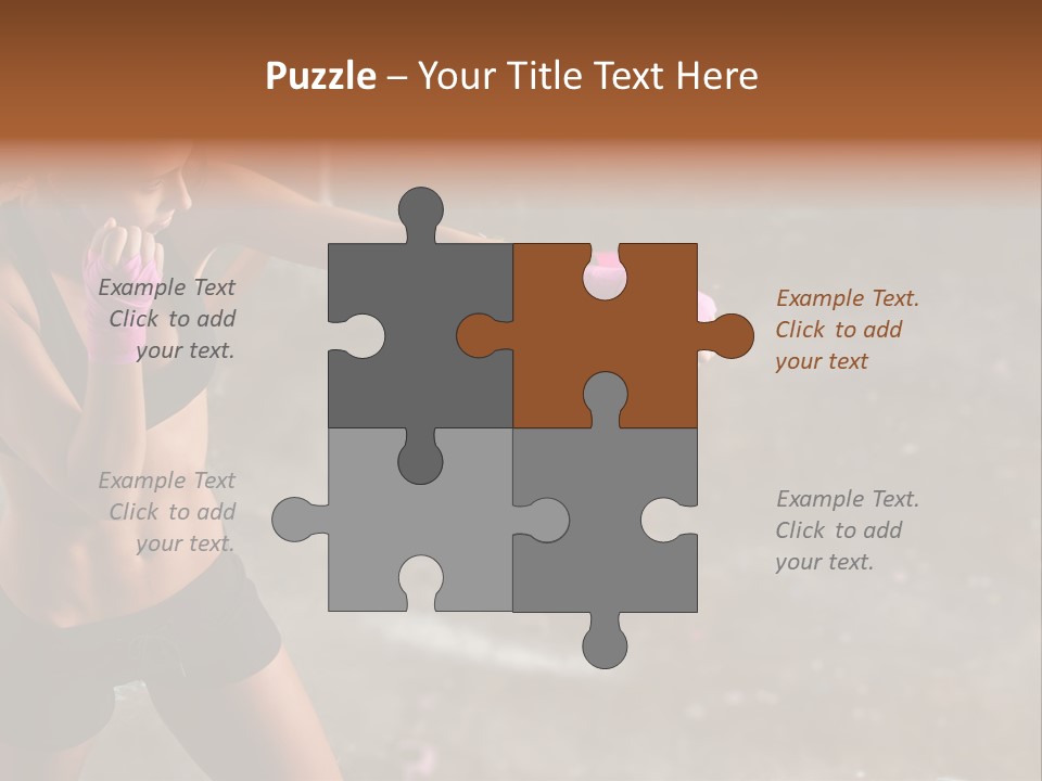 Training Conflict Competitive PowerPoint Template