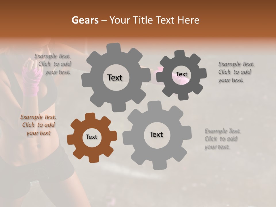 Training Conflict Competitive PowerPoint Template