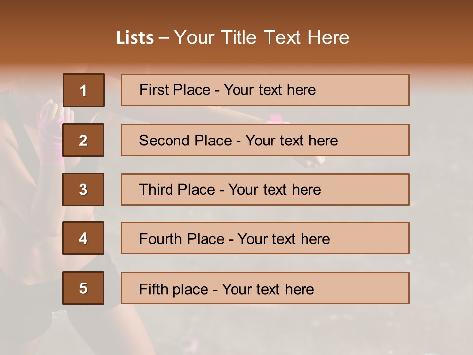 Training Conflict Competitive PowerPoint Template