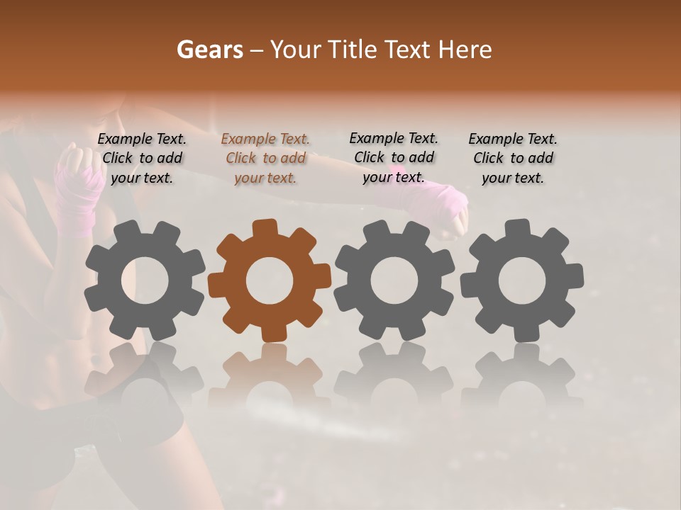 Training Conflict Competitive PowerPoint Template