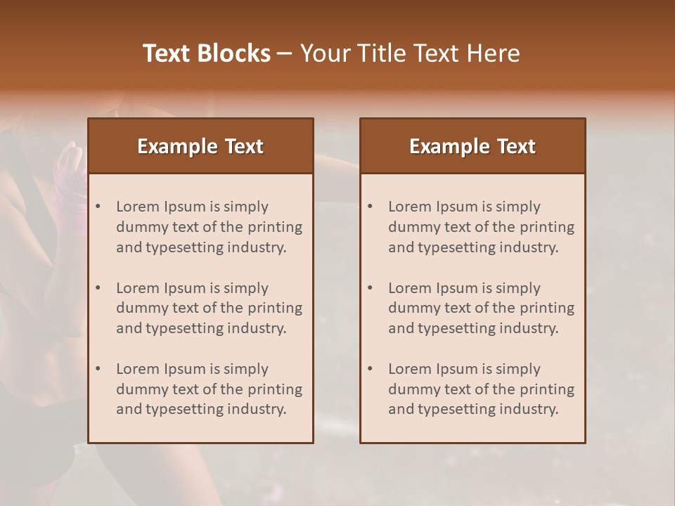Training Conflict Competitive PowerPoint Template