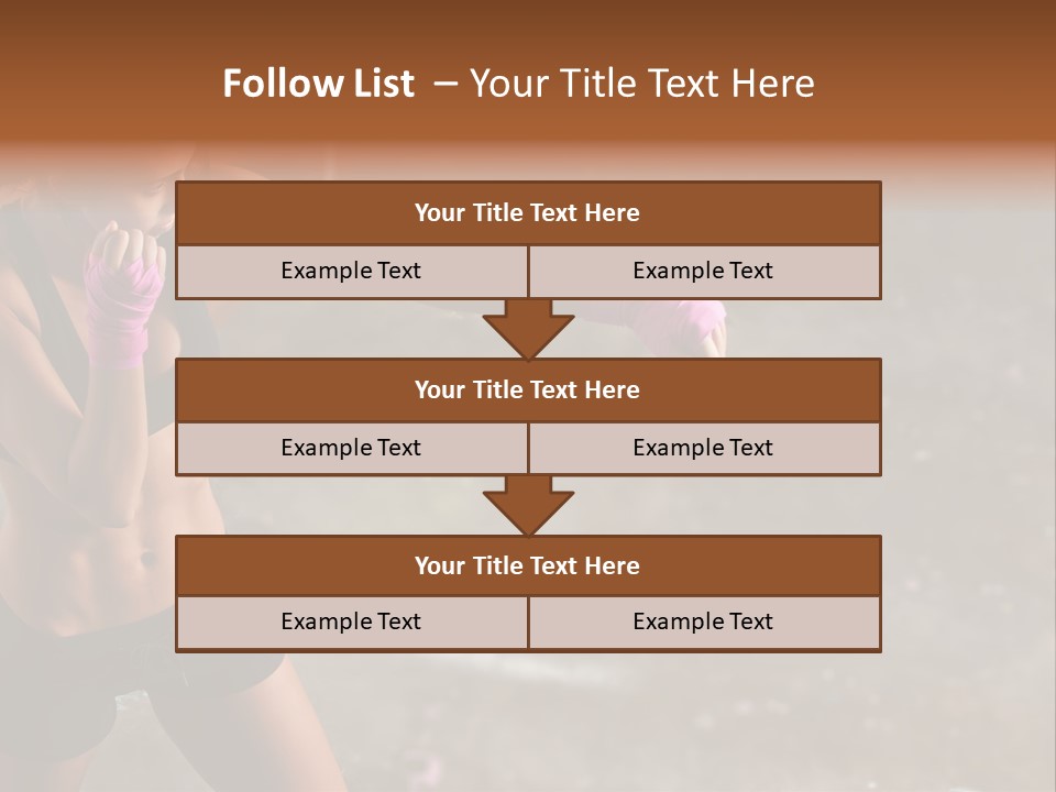 Training Conflict Competitive PowerPoint Template